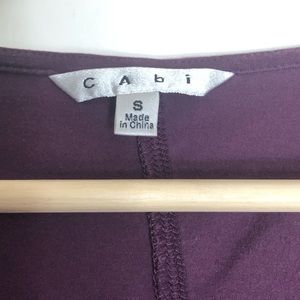 Small Purple Cabi long sleeve top! Great quality. No stains.